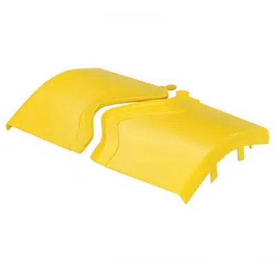 FiberRunner® Outside Vertical 45° Cover - FROV45SC12YL图像