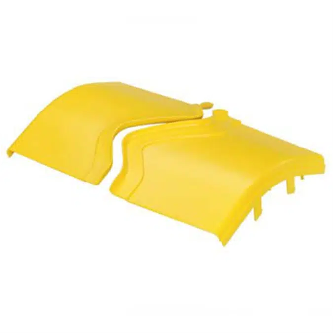 FiberRunner® Outside Vertical 45° Cover - FROV45SC12YL