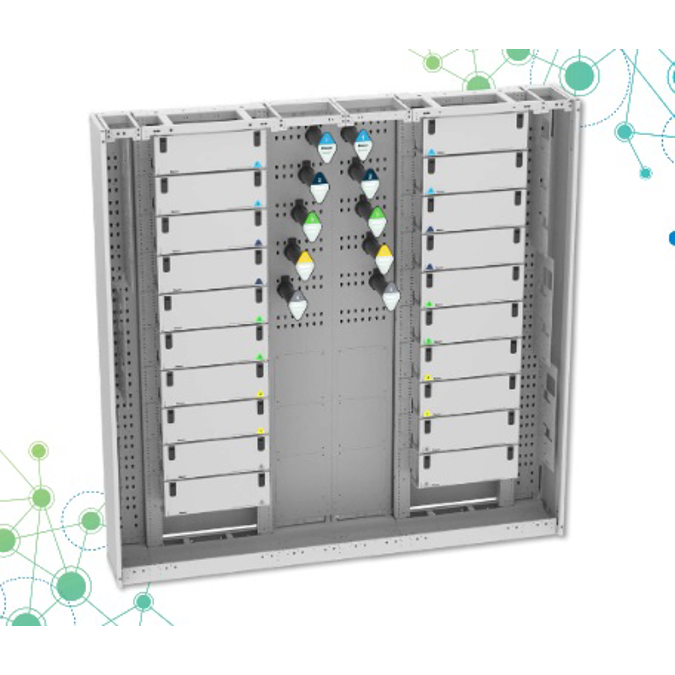 BIM objects - Free download! FlexCore™ Optical Distribution Frame ...