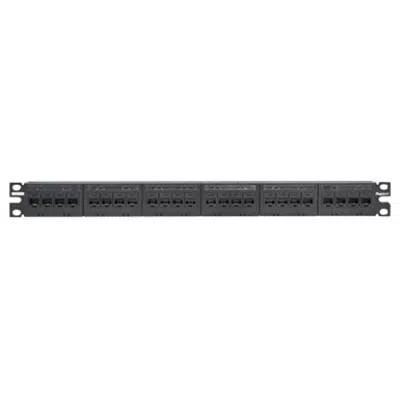 Image for Patch Panel Kit, 24 Port, Cat 6 TX Module, Black