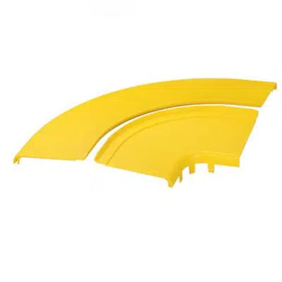 Image for FiberRunner® Horizontal Right Angle Cover - FRRASC12YL