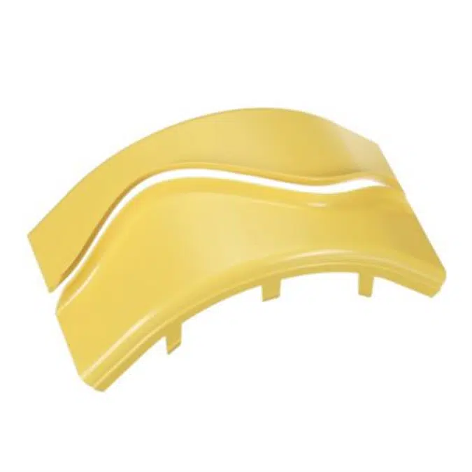 FiberRunner® Outside Vertical Right Angle Cover - FROVRASC6YL