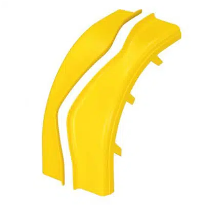 Image pour FiberRunner® Outside Vertical Right Angle Cover - FROVRASC4YL