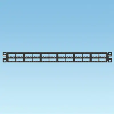 kuva kohteelle Patch Panels, 48 Port, Modular HD, Black, 72 Port, Modular Flush Mount