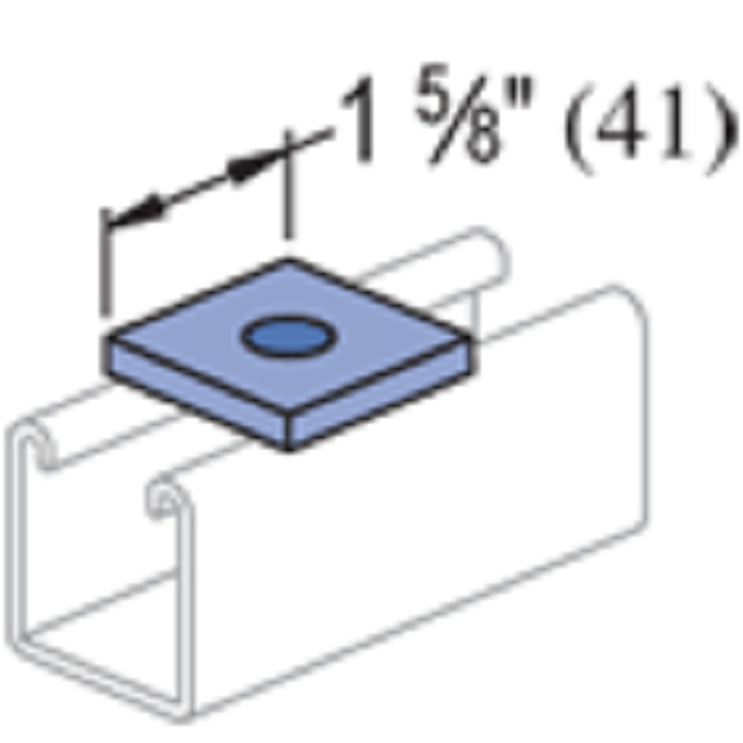 BIM objects - Free download! 1 Hole, Flat Plate Fitting – General ...
