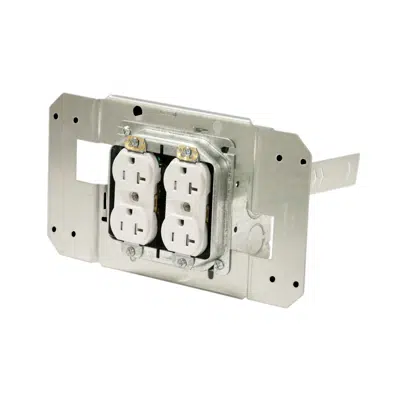 imagem para Atkore - ACS/Uni-Fab - Double 20A TR Duplex Receptacles with Universal Bracket