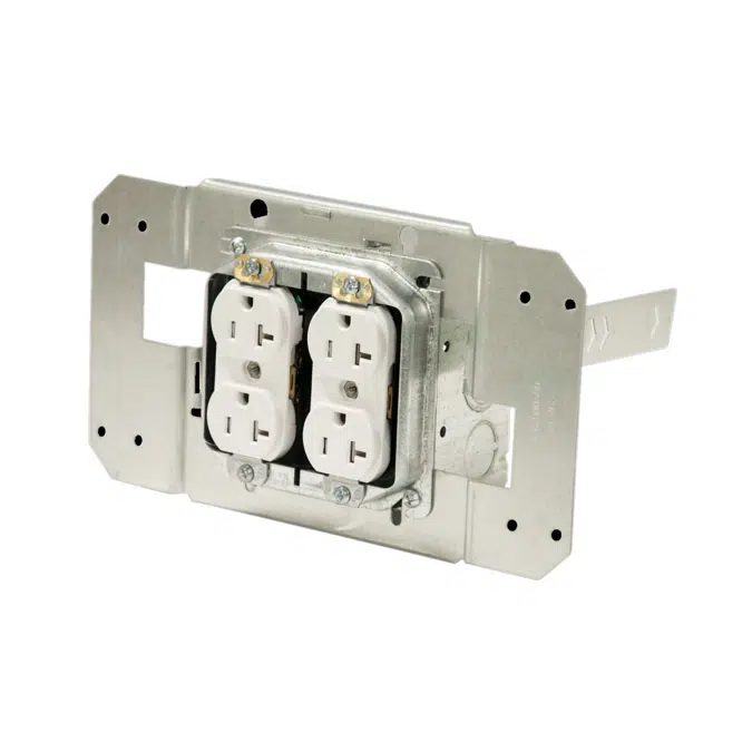 Atkore - ACS/Uni-Fab - Double 20A TR Duplex Receptacles with Universal Bracket