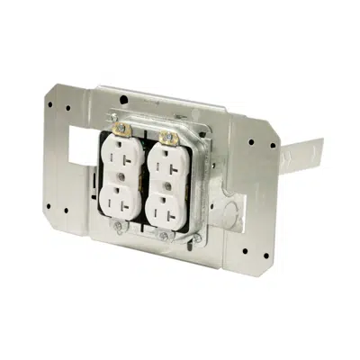 Image for Atkore - ACS/Uni-Fab - Double 20A TR Duplex Receptacles with Universal Bracket
