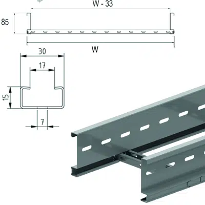 Image for Cable ladder - KLL85