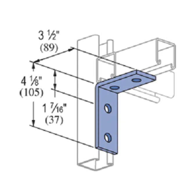 4 Hole, 90° Fitting – General Fittings - P1325