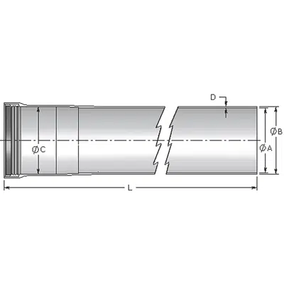 รูปภาพสำหรับ FRE Composites - Above Ground - Standard Wall (SW) - IPS SW Union Conduit