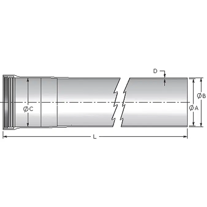 FRE Composites - Above Ground - Standard Wall (SW) - IPS SW Union Conduit