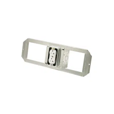 kuva kohteelle Atkore - ACS/Uni-Fab - Single 20A TR Duplex Receptacles with Open Bracket