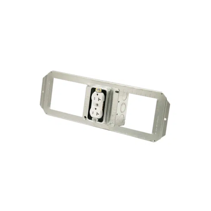 Atkore - ACS/Uni-Fab - Single 20A TR Duplex Receptacles with Open Bracket