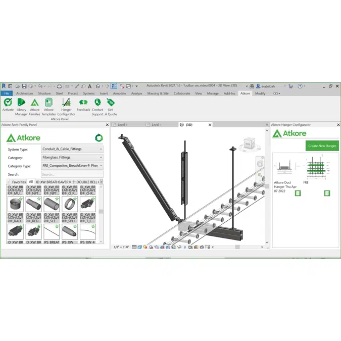 Atkore™ BIM Toolbar