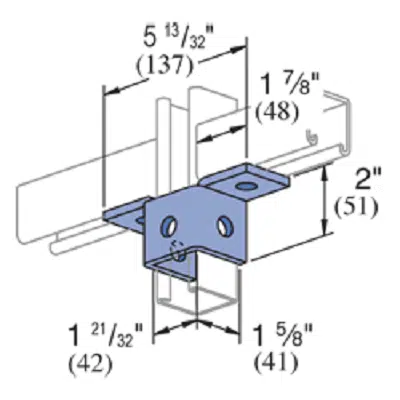 obraz dla 5 Hole, Wing Shaped Fitting – General Fittings - P2345