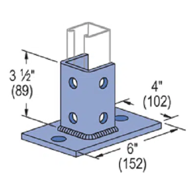 Post Base – General Fittings - P2941, P2942图像