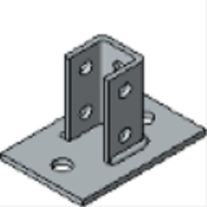 BIM objects - Free download! Post Base – General Fittings - P2941 ...