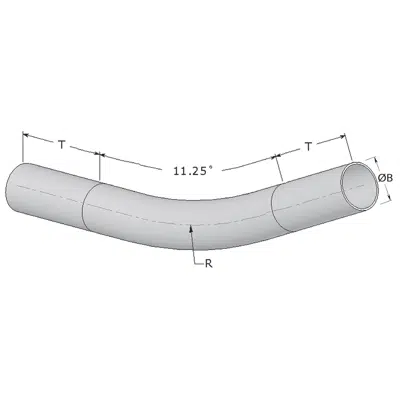 Image for FRE Composites - Above Ground - Standard Wall (SW) - IPS SW Elbow 45-90°