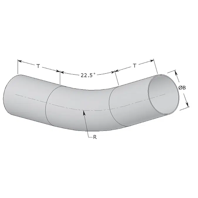 FRE Composites - Above Ground - Standard Wall (SW) - IPS SW Elbow 45-90°