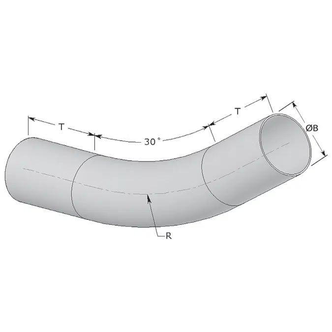 FRE Composites - Above Ground - Standard Wall (SW) - IPS SW Elbow 45-90°