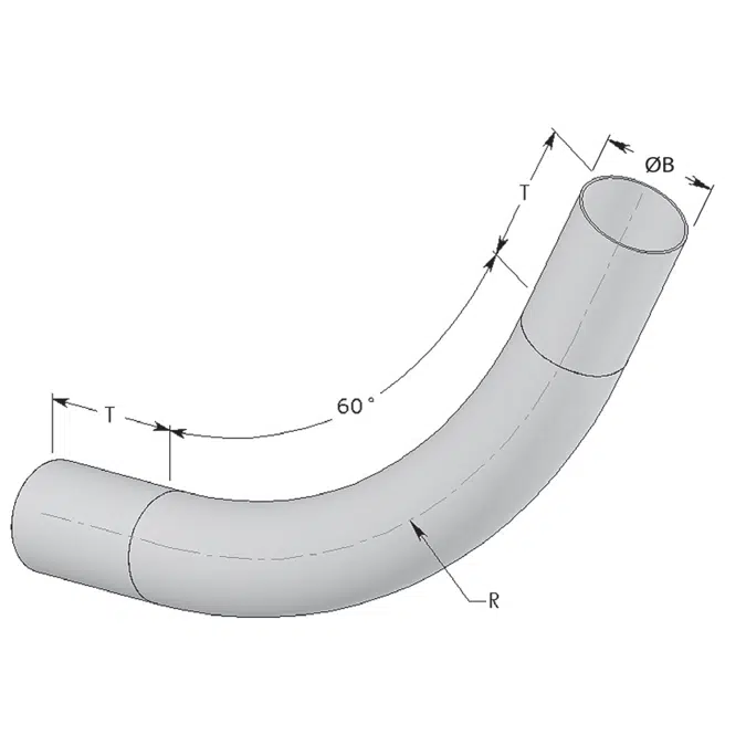 FRE Composites - Above Ground - Standard Wall (SW) - IPS SW Elbow 45-90°