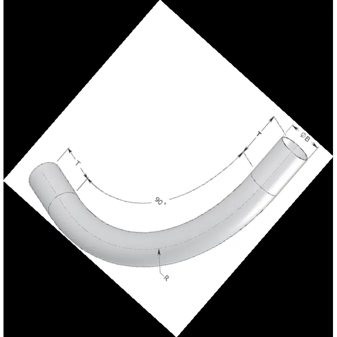 FRE Composites - Above Ground - Standard Wall (SW) - IPS SW Elbow 45-90°