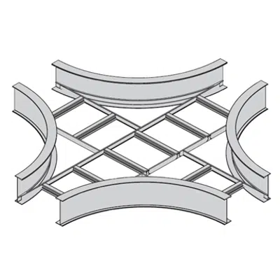 imagen para Cable Tray Fitting I-Beam Horizontal Cross