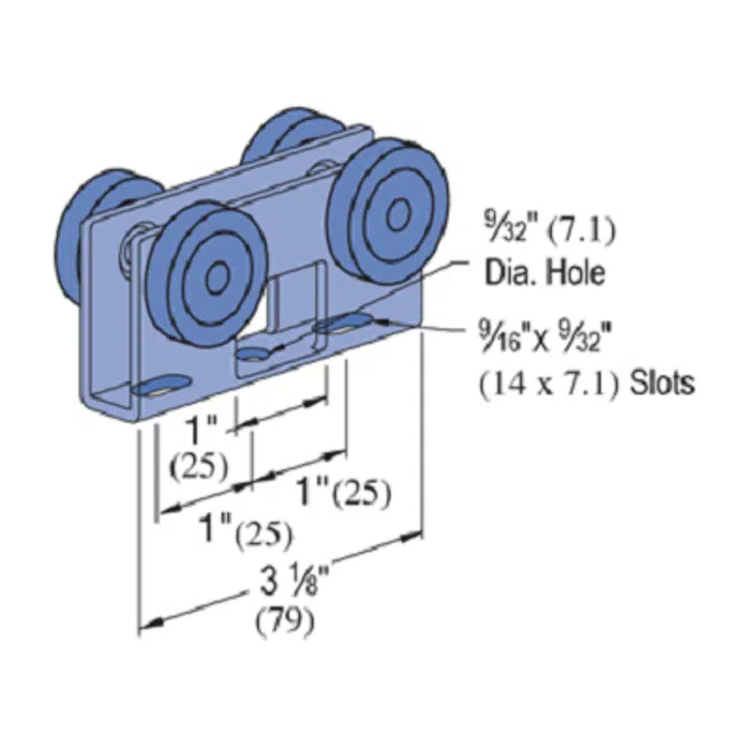 Trolley Assembly – General Fittings - P2750, P2750N