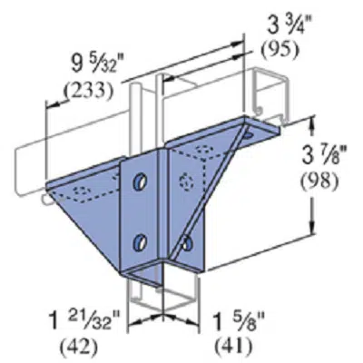 afbeelding voor 10 Hole, Wing Shaped Fitting – General Fittings - P2348