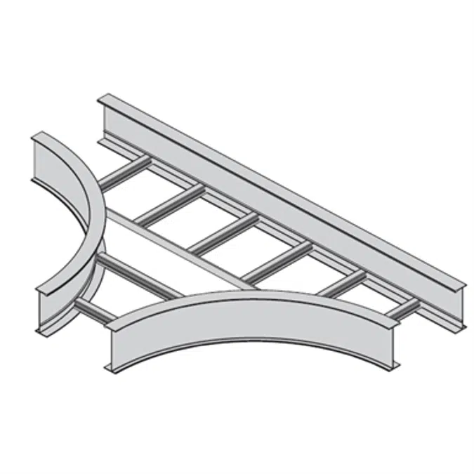 Cable Tray Fitting I-Beam Horizontal Tee