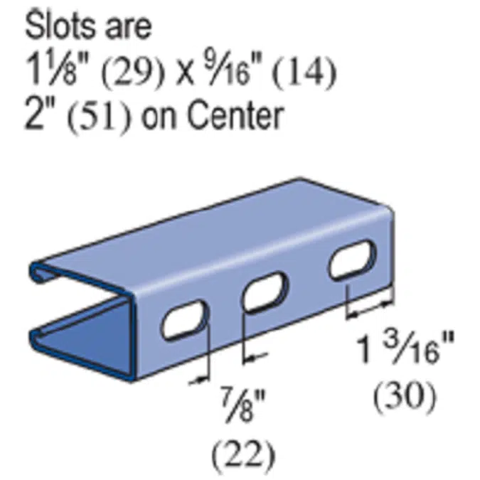 Unistrut - 1-5⁄8” Framing System – Channel - P5000 T