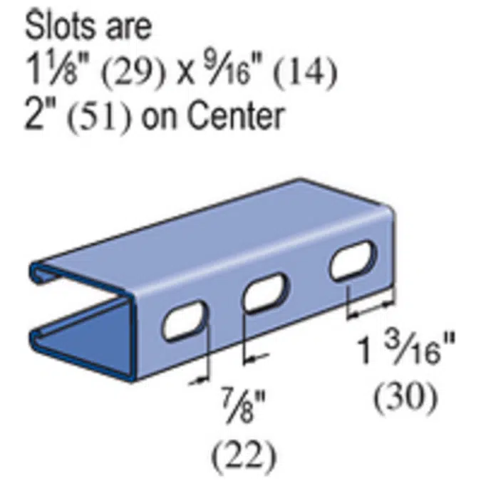 Unistrut - 1-5⁄8” Framing System – Channel - P5000 T