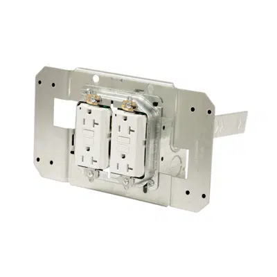 afbeelding voor Atkore - ACS/Uni-Fab - Double 20A TR GFCI Receptacles with Universal Bracket