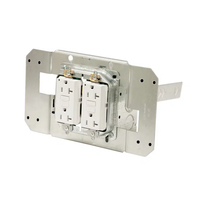 Atkore - ACS/Uni-Fab - Double 20A TR GFCI Receptacles with Universal Bracket