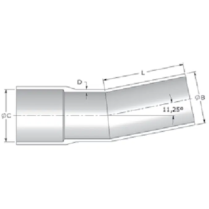 FRE Composites IPS XW BREATHSAVER® 11.25° Fitting