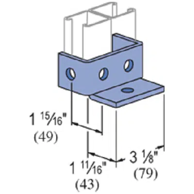 Image for 5 Hole, Wing Shaped Fitting – General Fittings - P2453