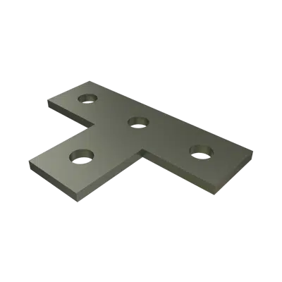 Image for P1031 - 4 Hole Flat Plate Fitting
