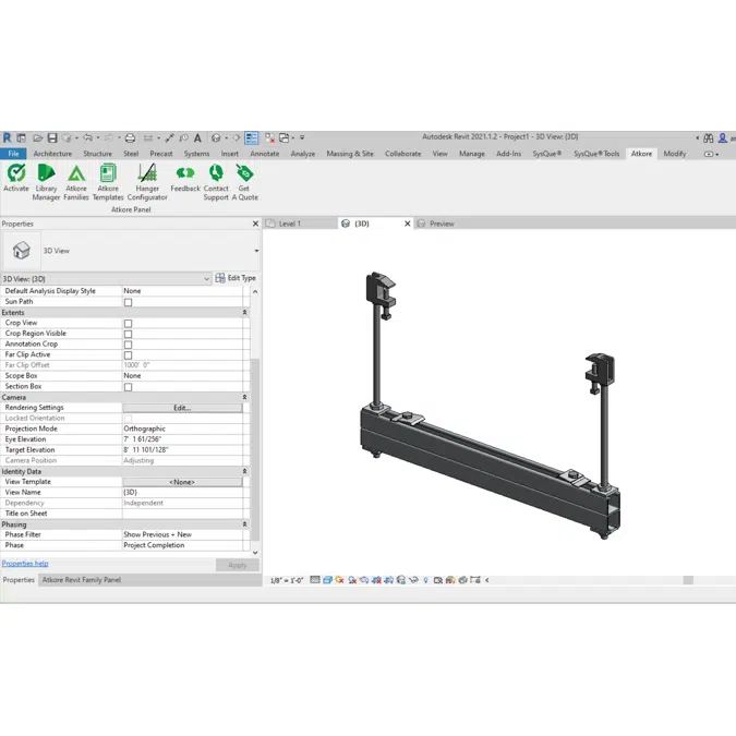 Atkore Trapeze Hanger Configurator