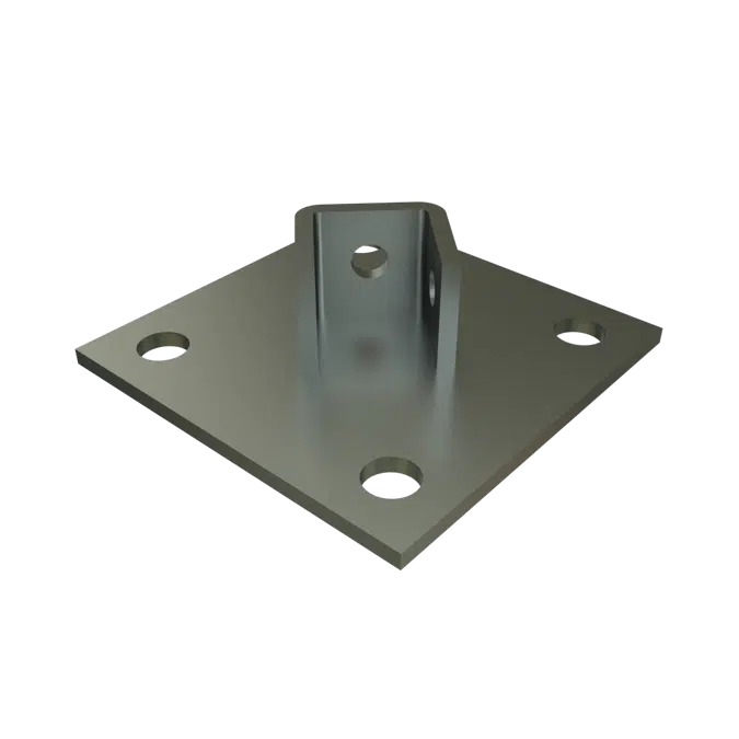 BIM objects - Free download! P2072 & P2072 SQ - Post Base | BIMobject