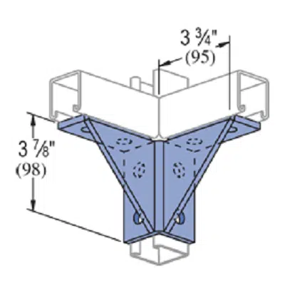 Imagem para Unistrut - Wing Shaped Fitting – General Fittings - P2226}