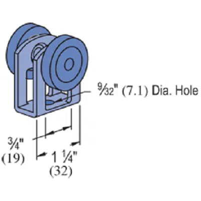 afbeelding voor Trolley Assembly – General Fittings - P2749, P2749N