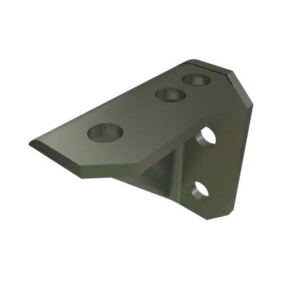 Image for P2484 - 7 Hole, 90° Gusseted Fitting