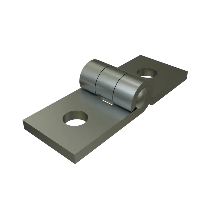 BIM objects - Free download! P1843 - Adjustable 2-Hole Hinge | BIMobject