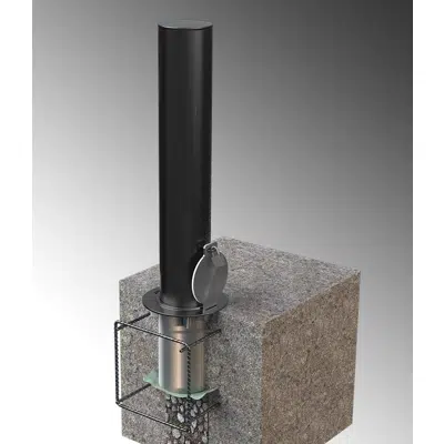 Image for Calpipe Security - Architectural External Padlocking Removable Bollards