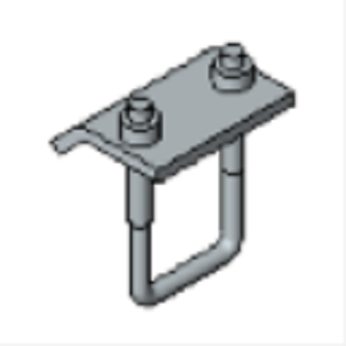 BIM objects - Free download! Beam Clamp – General Fittings - P2785 ...