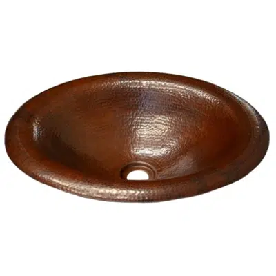 Imagem para Native Trails CPS286 Maestro Lotus Copper Drop-in Bathroom Sink}