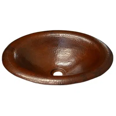 Image for Native Trails CPS286 Maestro Lotus Copper Drop-in Bathroom Sink