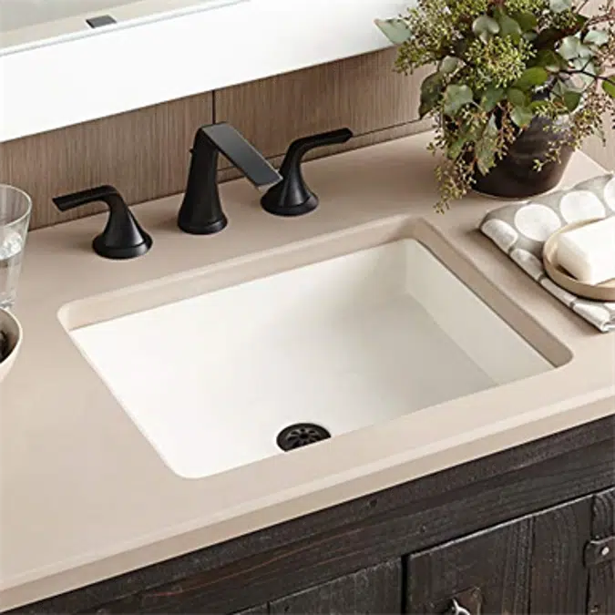 Native Trails NSL1915 Nipomo Native Stone Universal-Mount Bathroom Sink