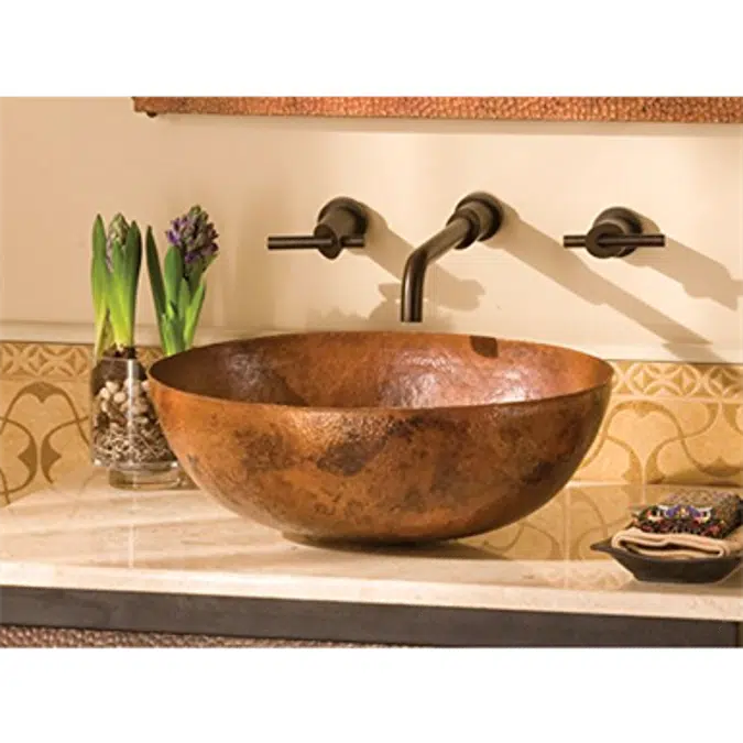 Native Trails CPS369 Maestro Oval Copper Vessel Bathroom Sink